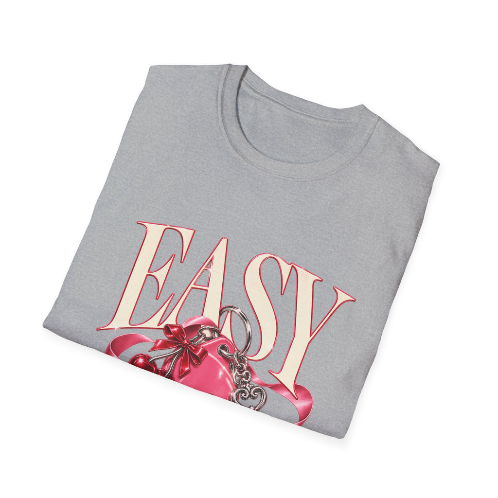 Sugababes | Easy Lockheart Pink Key & Heart Graphic T Shirt
