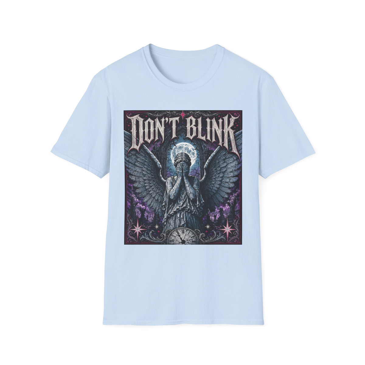 Don't Blink T-Shirt — Gothic Weeping Angel Graphic Tee