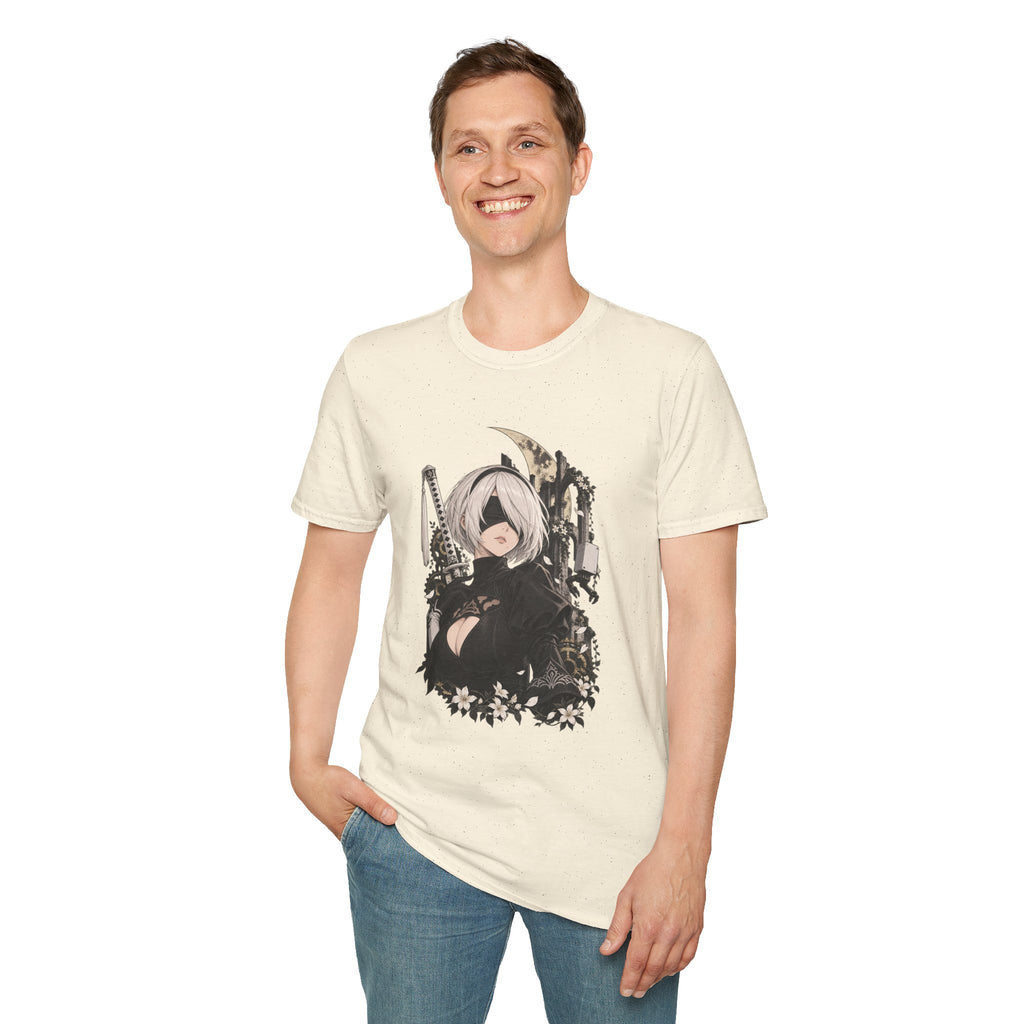 2B | Nier Automata | Anime Character Gothic T-Shirt
