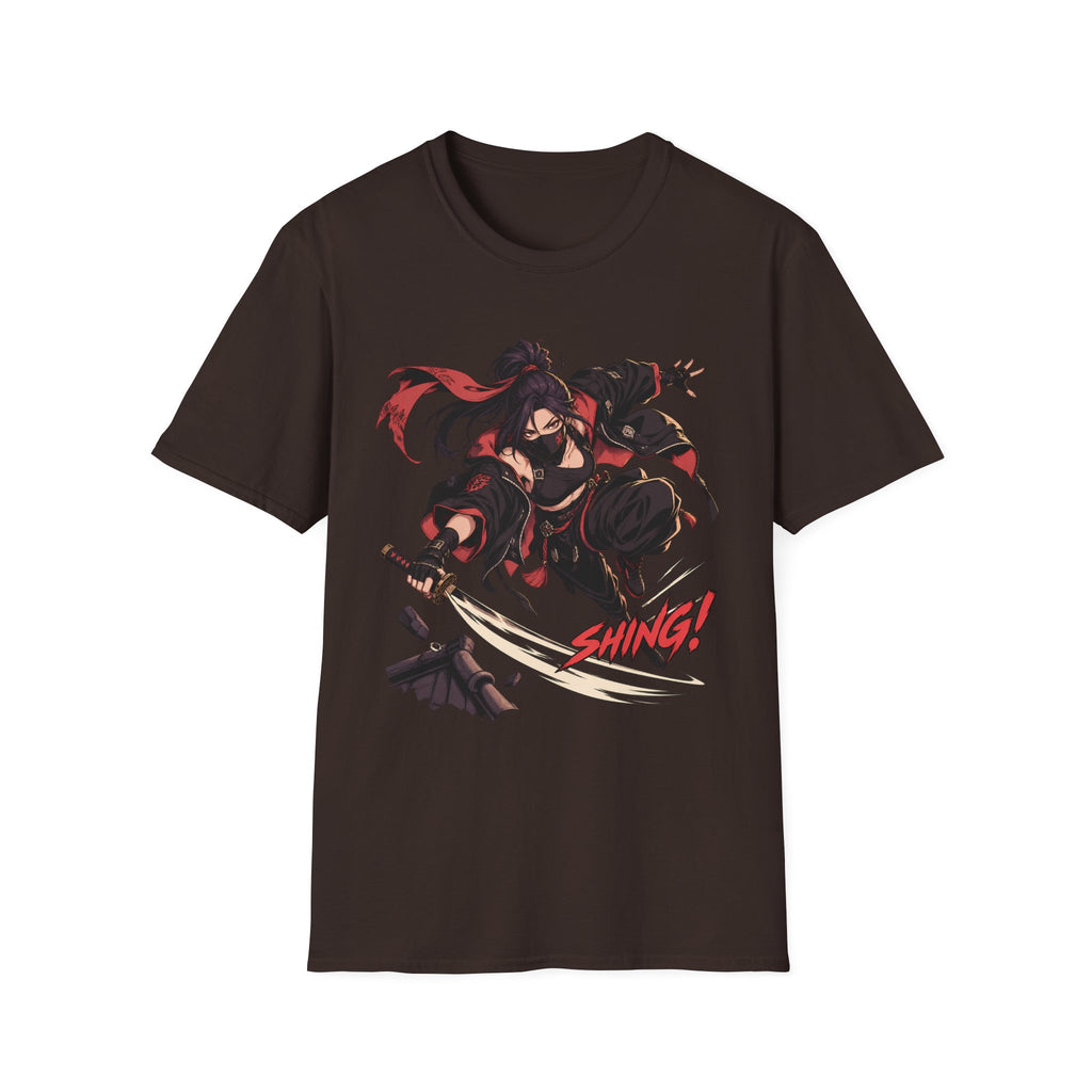 SHING! | Rooftop Samurai Girl | Japanese Anime Style Fight Shirt