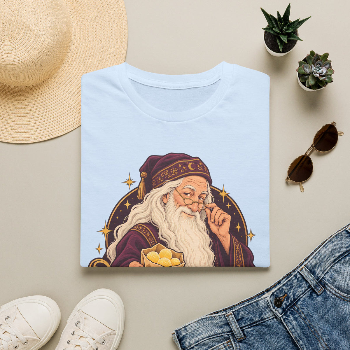 Dumbledore | Sherbet Lemon? | Harry Potter Illustration T‑Shirt