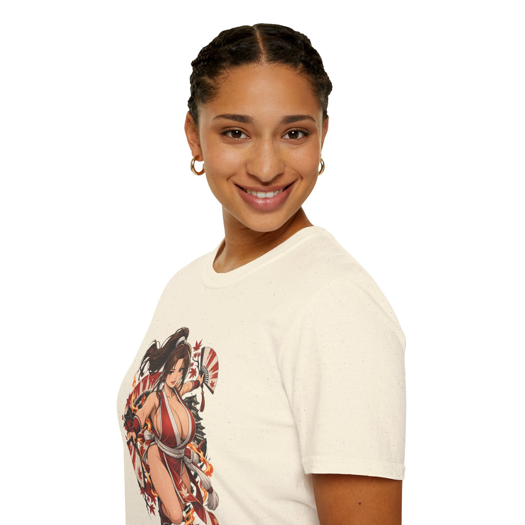 Mai Shiranui | Fatal Fury | Anime Style Pin up Girl Warrior T-Shirt