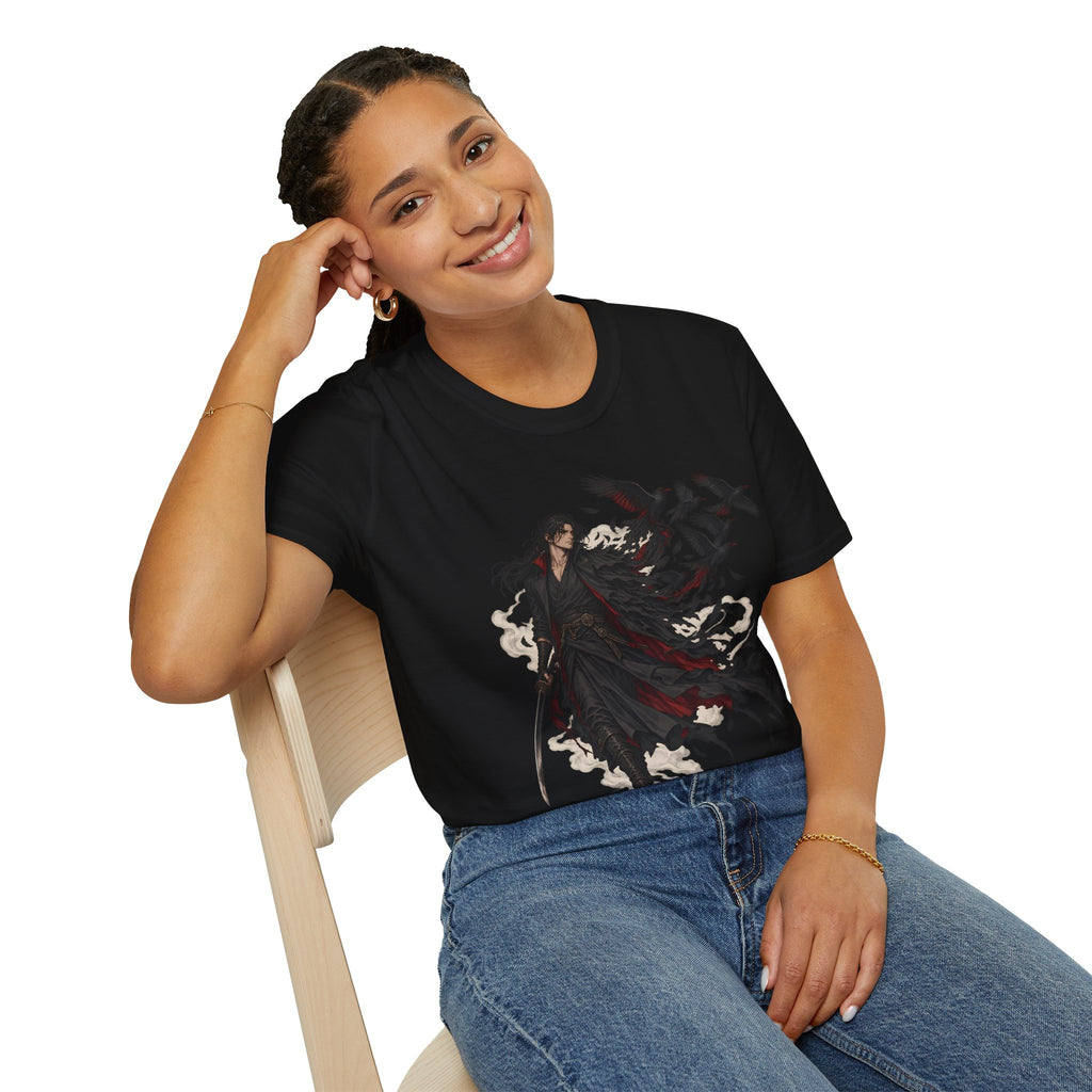 Dark Samurai | Raven Warrior Spirit | Graphic T Shirt