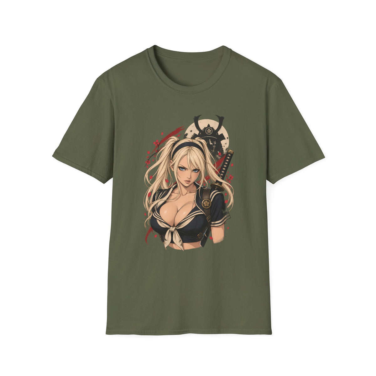Babydoll | Sucker Punch Anime Style Samurai Sexy Pin Up Girl T-Shirt