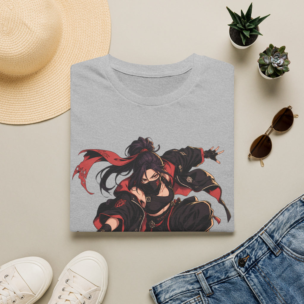 SHING! | Rooftop Samurai Girl | Japanese Anime Style Fight Shirt