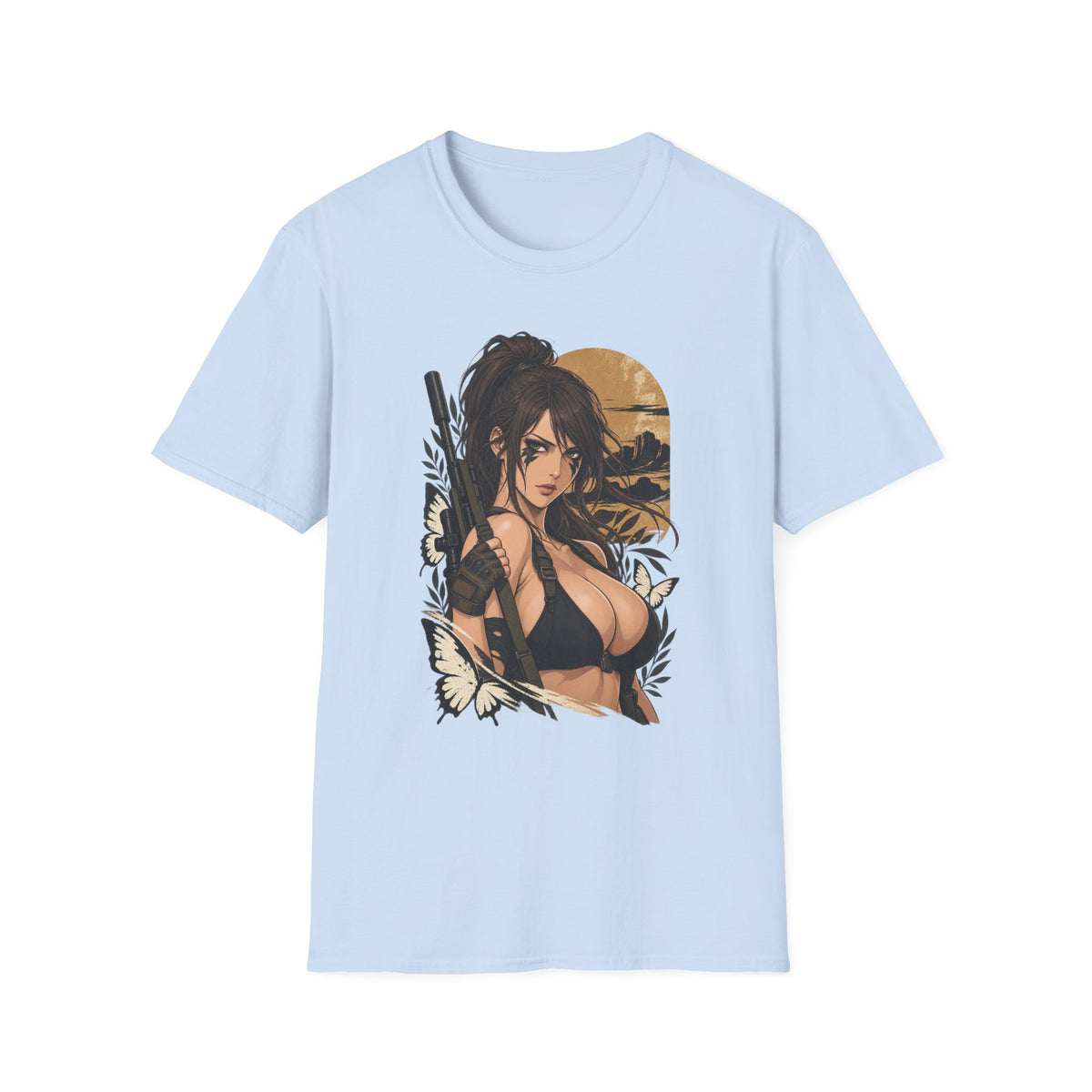 Quiet | Metal Gear | Anime Style Pin Up Gamer Girl T Shirt