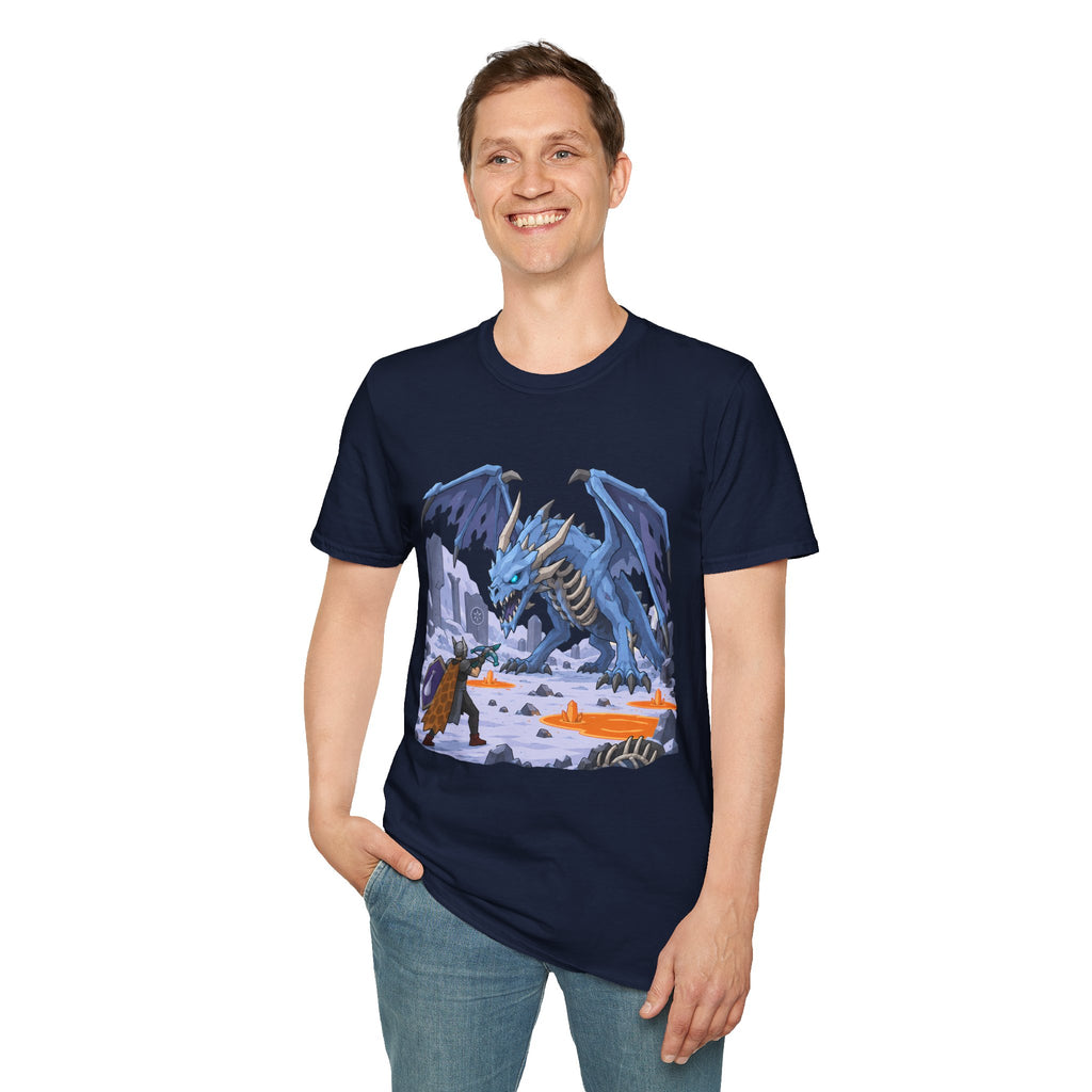 Vorkath Blue Ice Dragon T-Shirt - Fantasy Dragon Graphic Tee