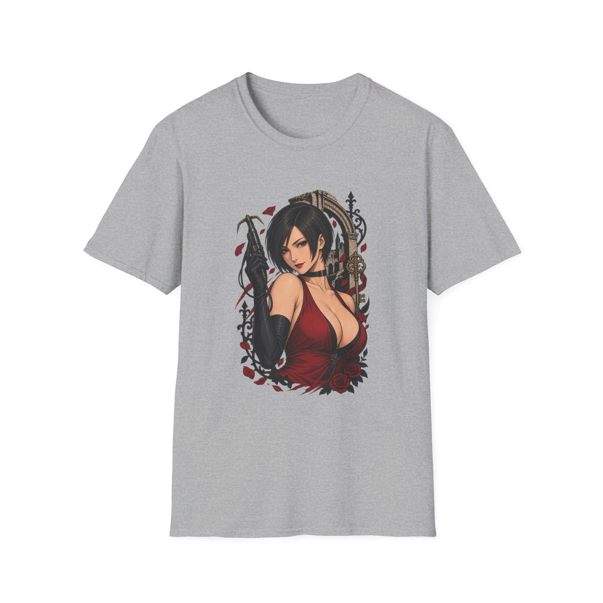 Ada Wong | Residsent Evil Gothic Anime Pin Up Girl T-Shirt