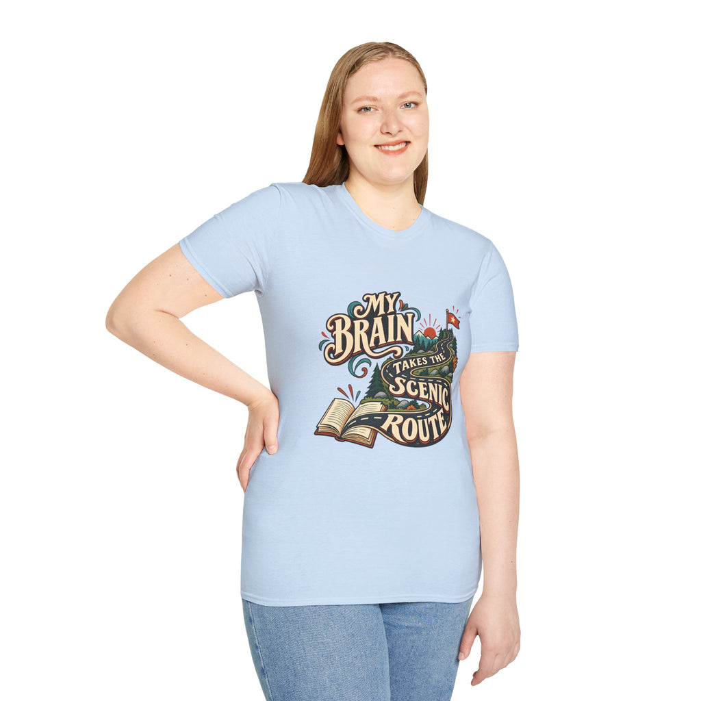 The Scenic Route | A Beautifully Different Mind | Neurodivergent Shirt