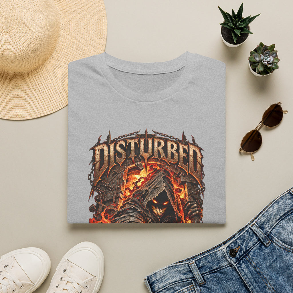 Disturbed | The Guy | Flaming Heavy Metal Band T-Shirt