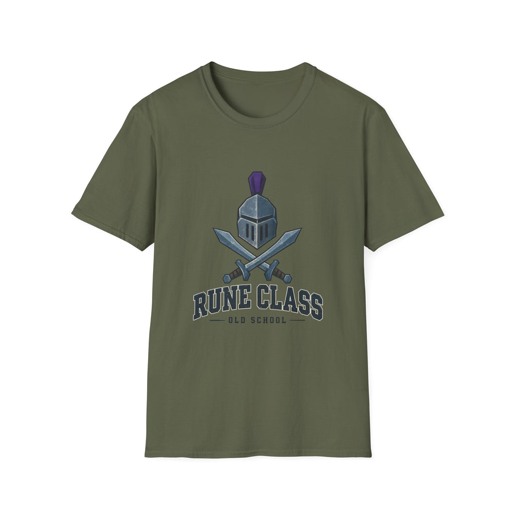 "Rune Class" OSRS / Runescape Inspired T-Shirt – Medieval Knight Helmet