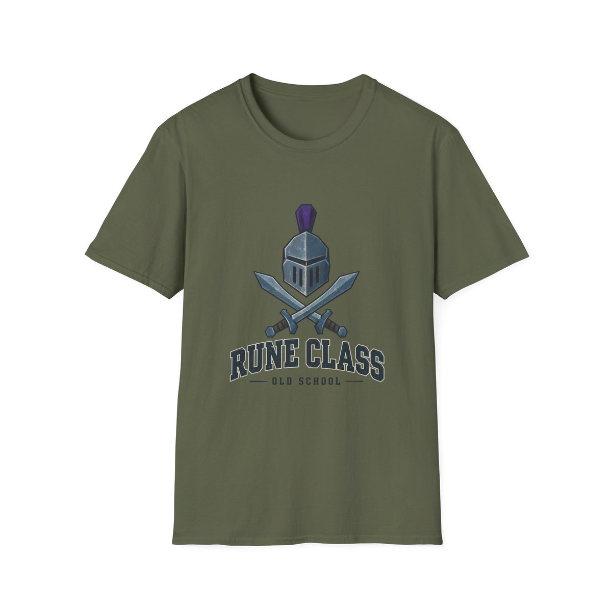 "Rune Class" OSRS / Runescape Inspired T-Shirt – Medieval Knight Helmet