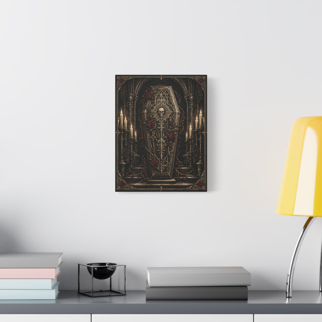 Canvas | Gothic Coffin | Occult Wall Art