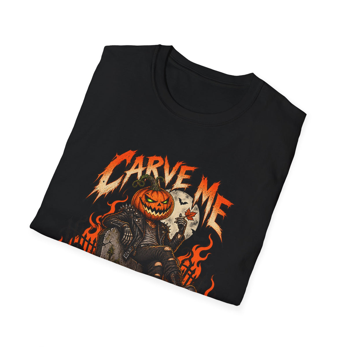 Halloween | Pumpkin Skull | Spooky Graphic Tee