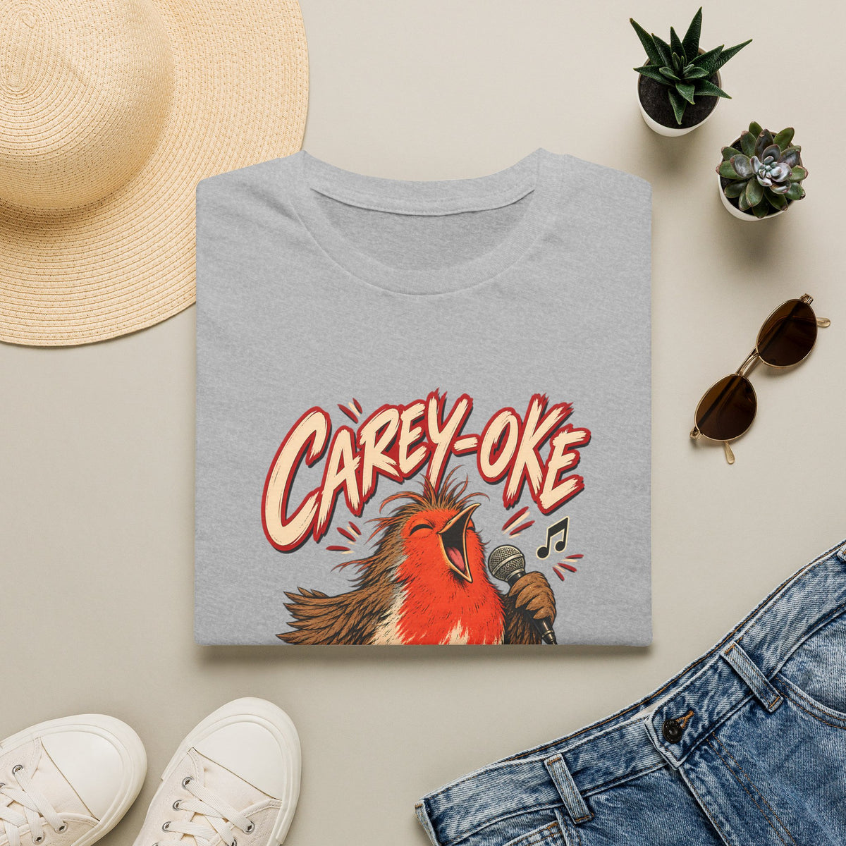 Robin 'Carey-oke' T-Shirt | Mariah in My Head Funny Holiday Tee
