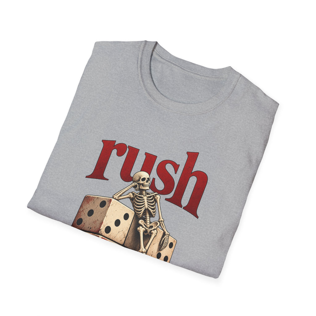 Rush | Roll the Bones | Dice Skeleton Prog Band T-Shirt