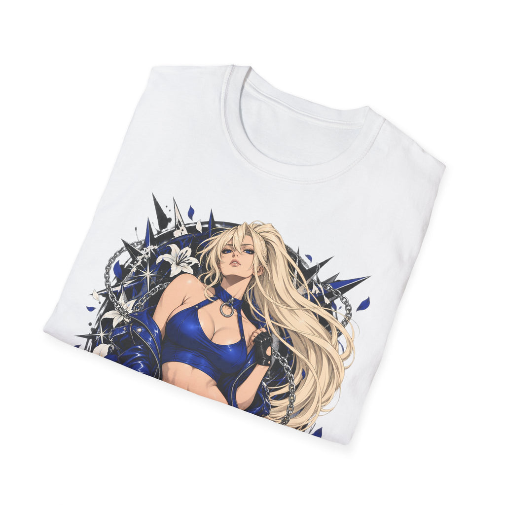 Electric Girl | Japanese Anime | Blonde Bombshell Pin Up Graphic Shirt