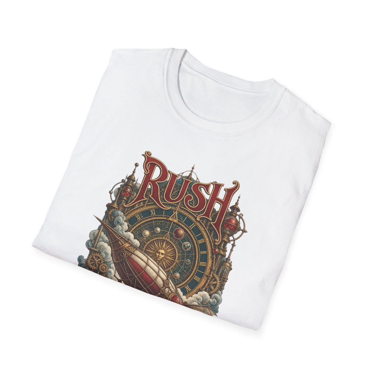 Rush | Clockwork Flight | Prog Band Airship T-Shirt