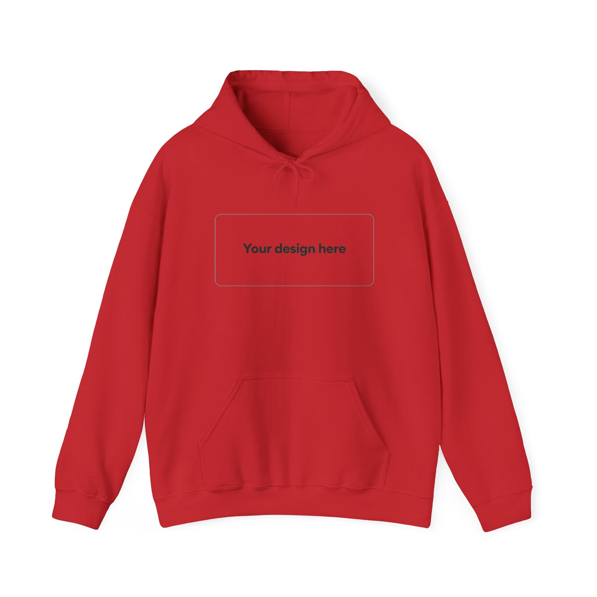 Hoodie | Customizable Blank-Front Pullover