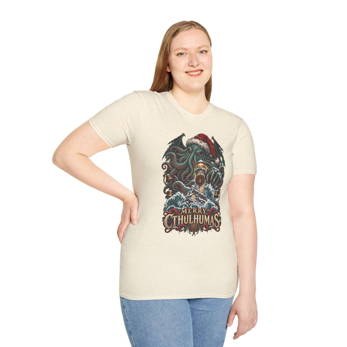 Merry Cthulhumas | Cthulhu Christmas T-Shirt