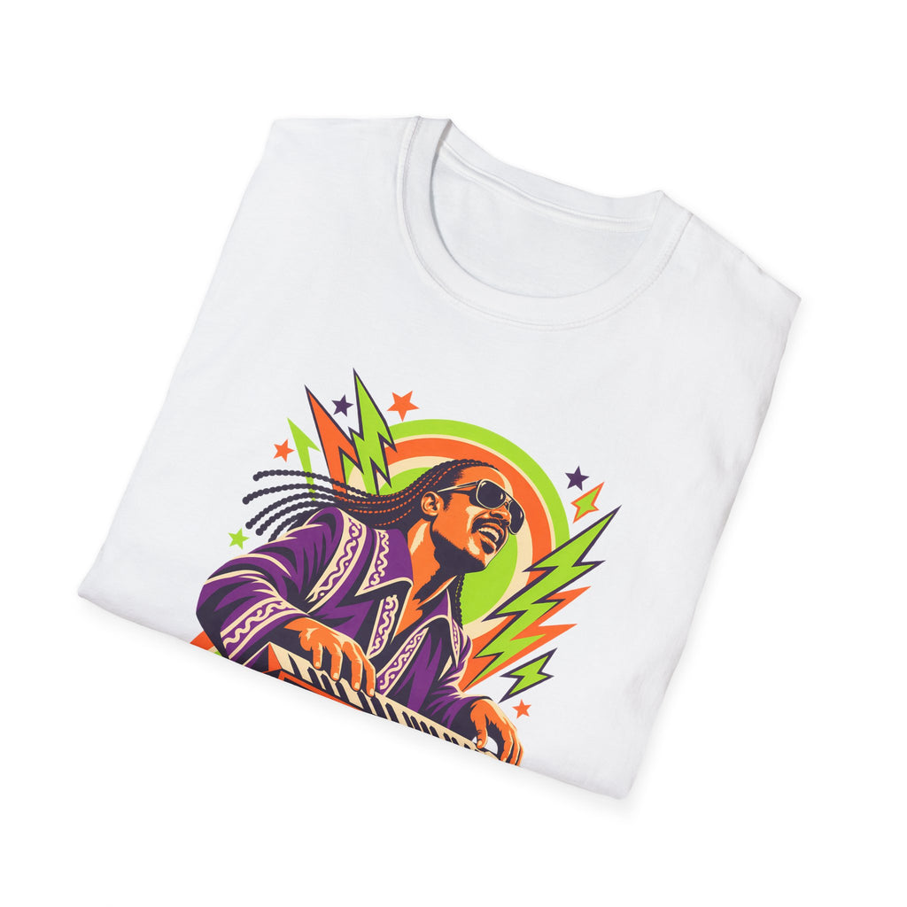 Retro Music Legend Stevie Wonder Graphic Tee