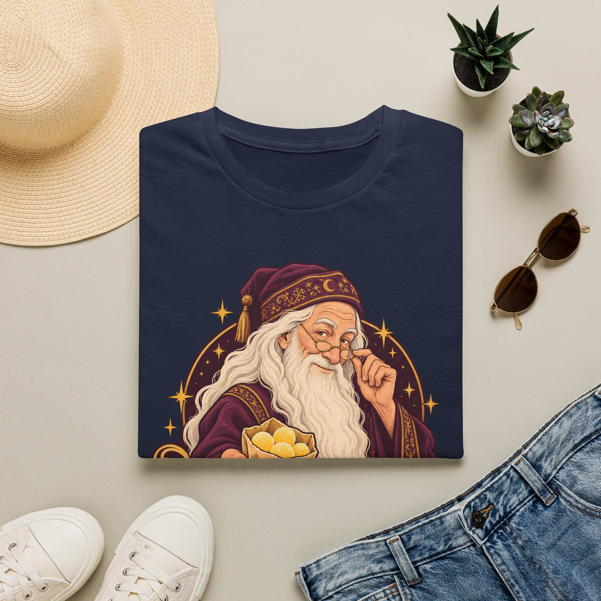 Dumbledore | Sherbet Lemon? | Harry Potter Illustration T‑Shirt