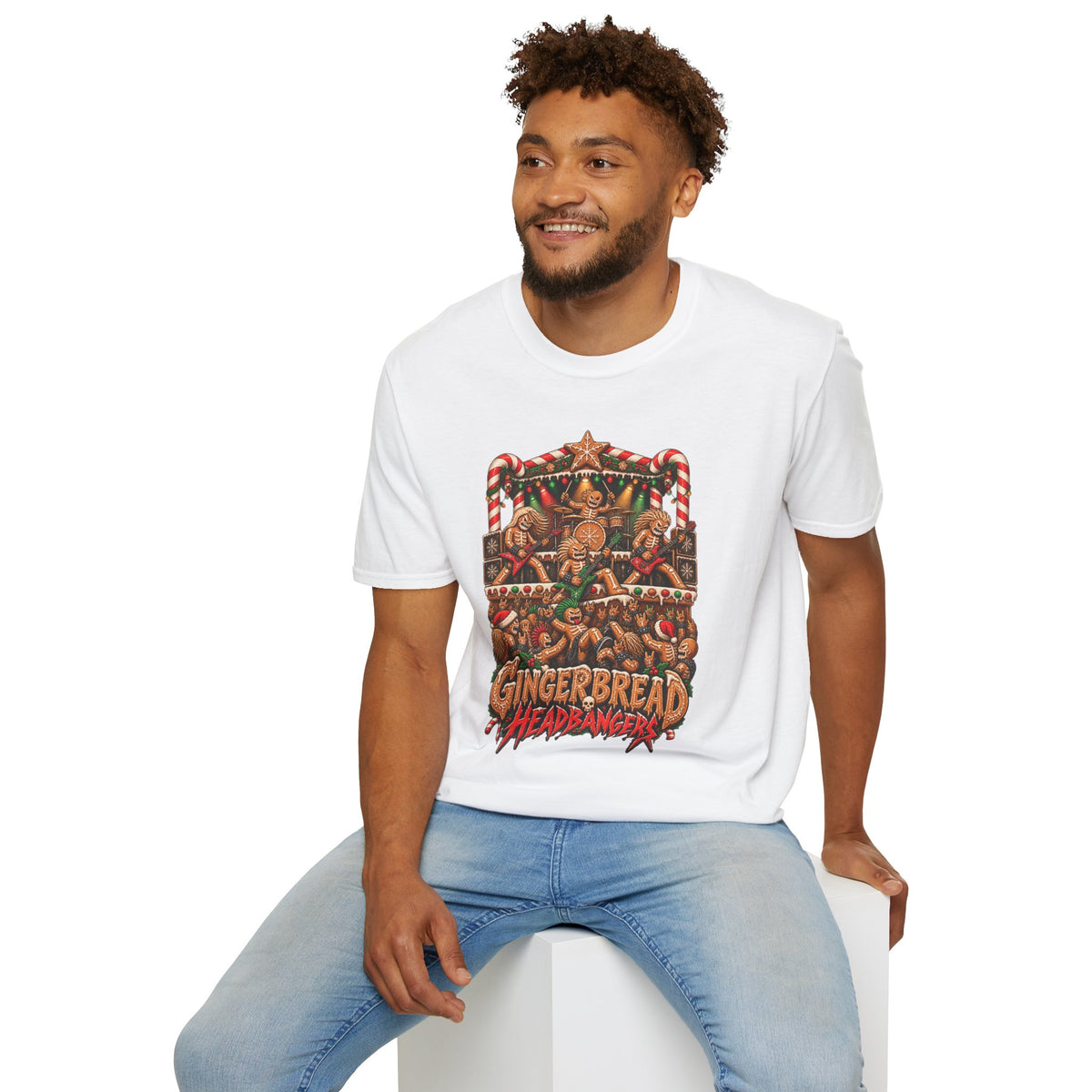 Gingerbread Headbangers | Christmas T-Shirt