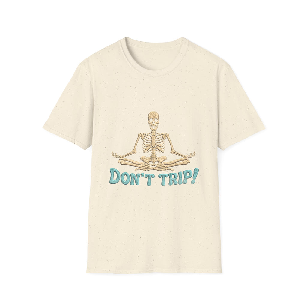 Skeleton Yoga T-Shirt - 'Don't Trip' Funny Skeleton GTA 6 Inspired
