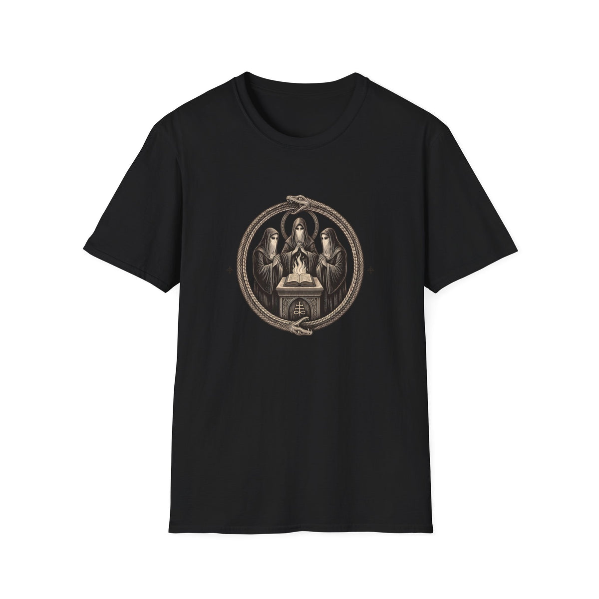 Ouroboros - T-Shirt, Gothic / Dark Fantasy Ourboros Design
