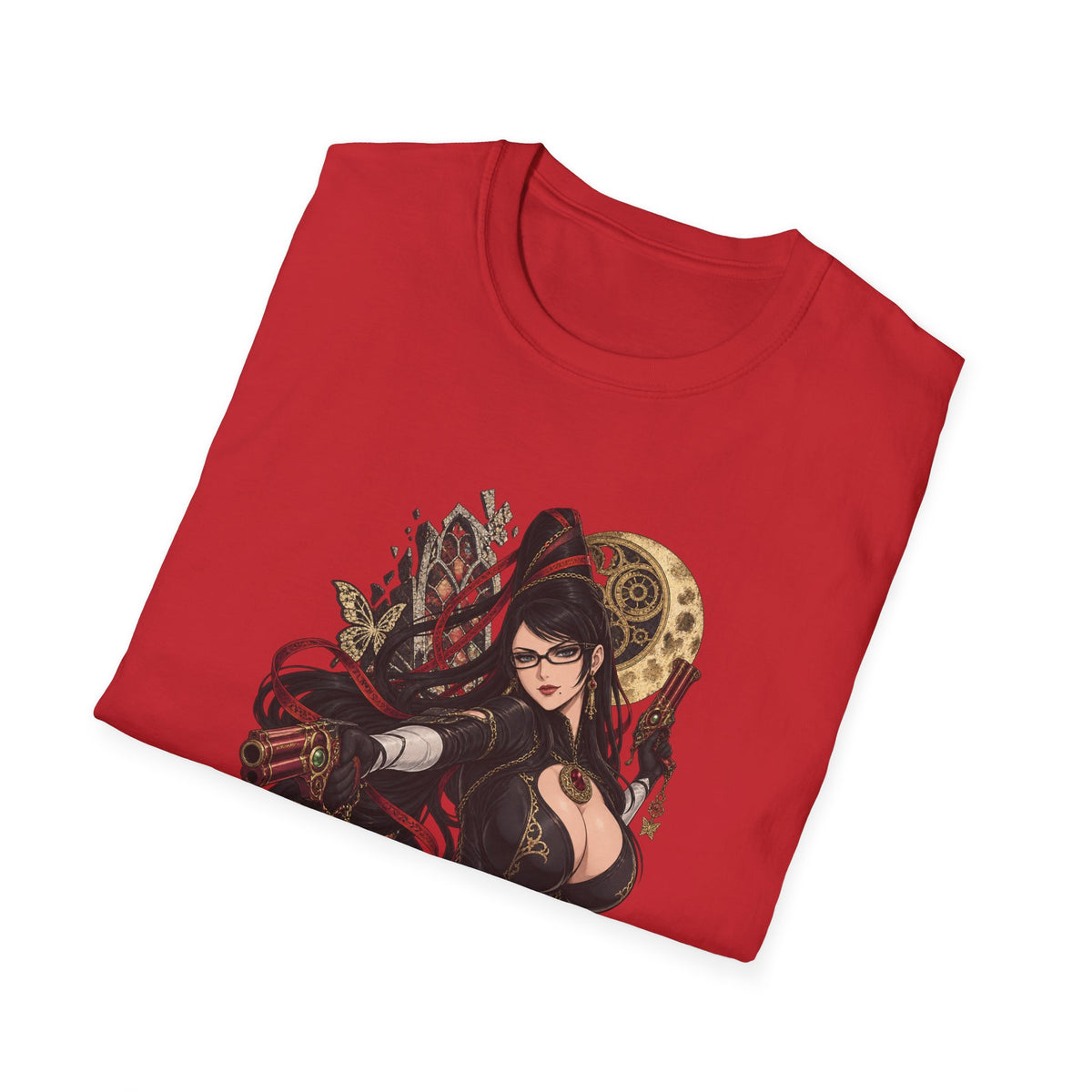 Bayonetta | Sexy Gothic Gaming Anime Pin Up Girl | Gothic Sorceress T-Shirt