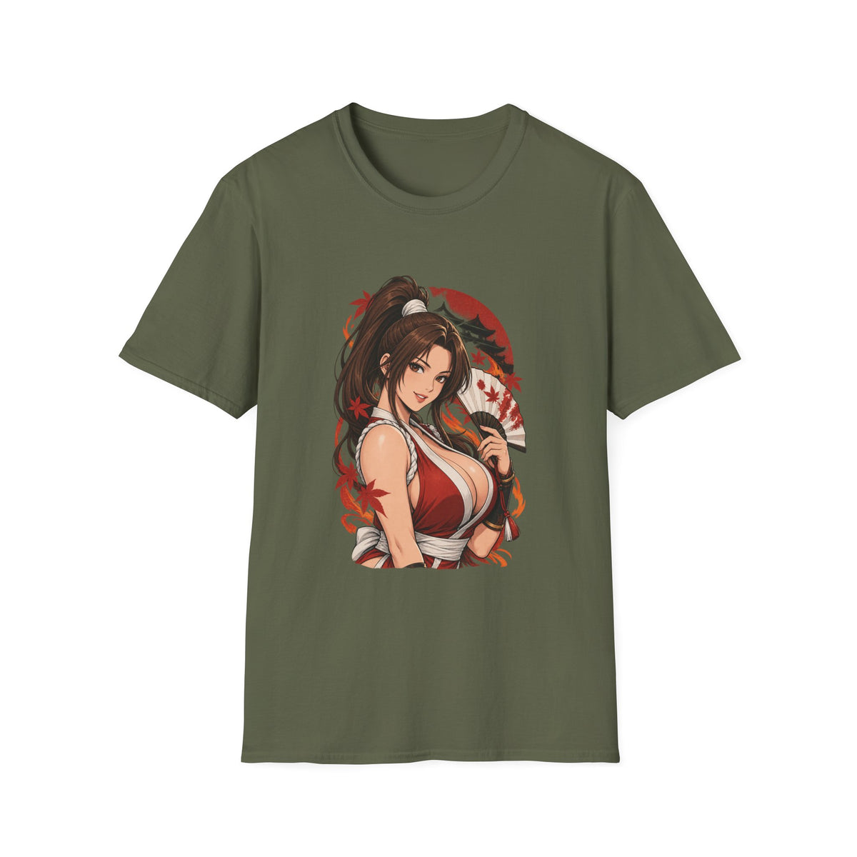 Mai Shiranui | Fatal Fury | Anime Pin Up Kimono Girl T-Shirt