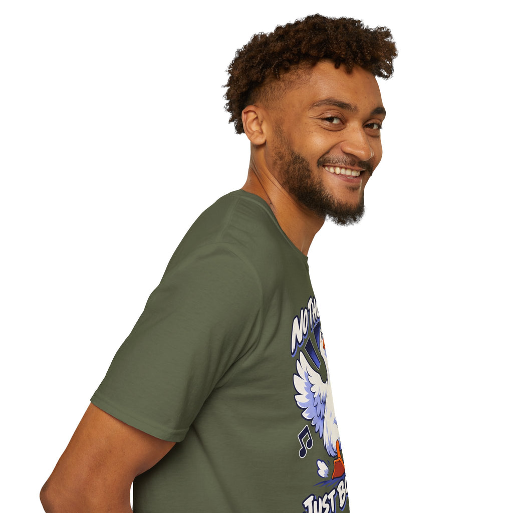 Cute Goose | No Thoughts, Just Boss Music T Shirt