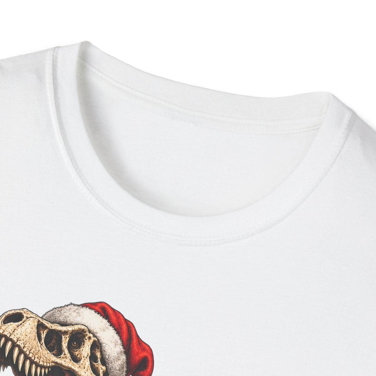 T-Rex Sleigh | Dinosaur Fossil Christmas T‑Shirt