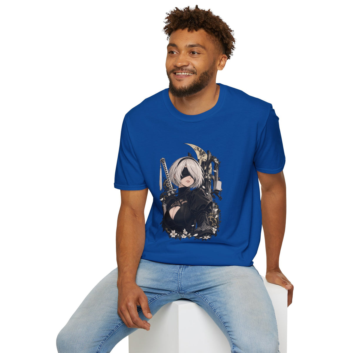 2B | Nier Automata | Anime Character Gothic T-Shirt