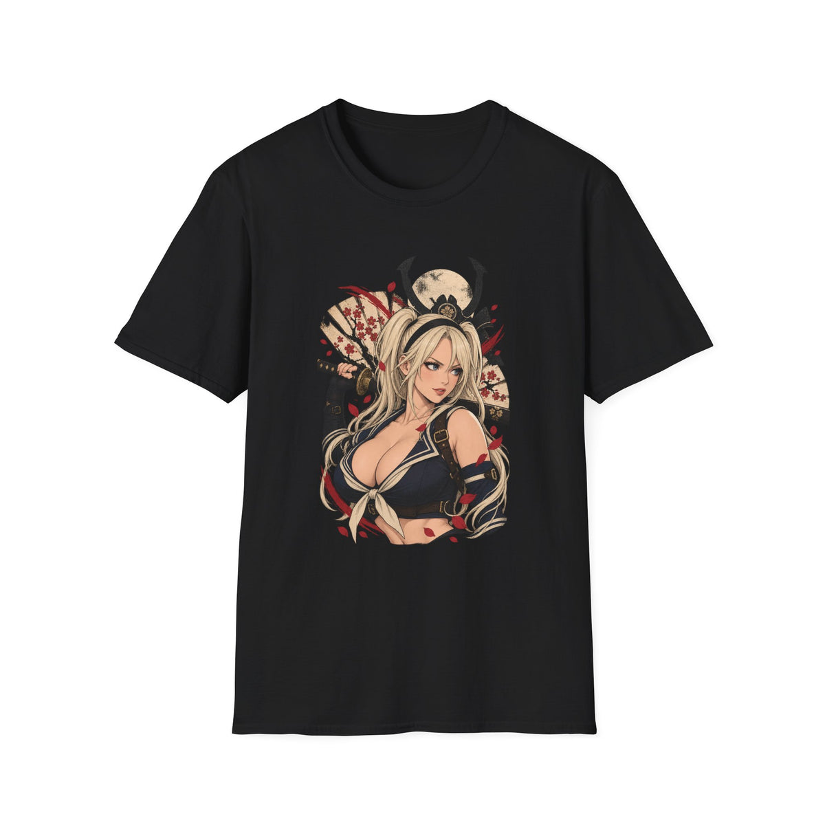 Babydoll | Samurai Anime Sexy Pin Up Girl Graphic T-Shirt