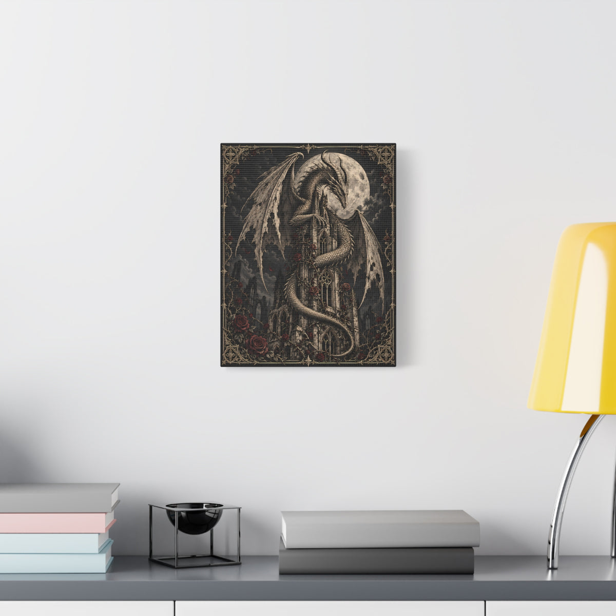 Canvas | Dragon Tower Matte | Occult Wall Art