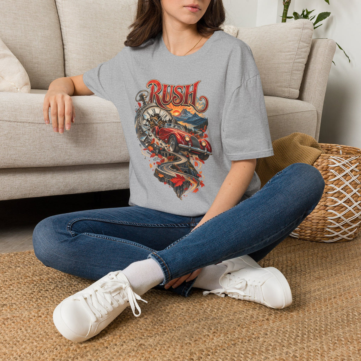 Rush | Prog Band | Red Barchetta | Graphic T-Shirt
