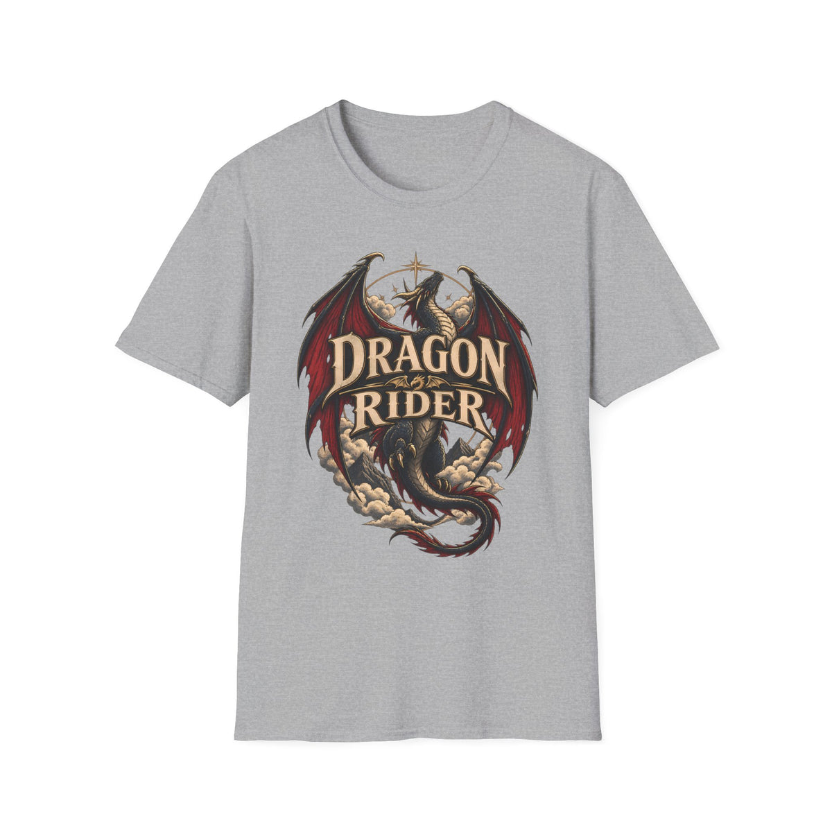 Dragon Rider | Fourth Wing Fantasy Book Inspired Dragon T-Shirt
