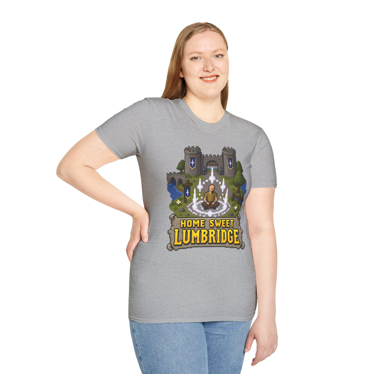 Lumbridge Castle Teleport Tee - Runescape / OSRS Inspired