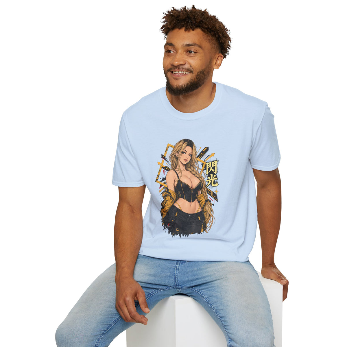 Sunny | Sexy Pin Up Golden Samurai Hot Girl T-Shirt
