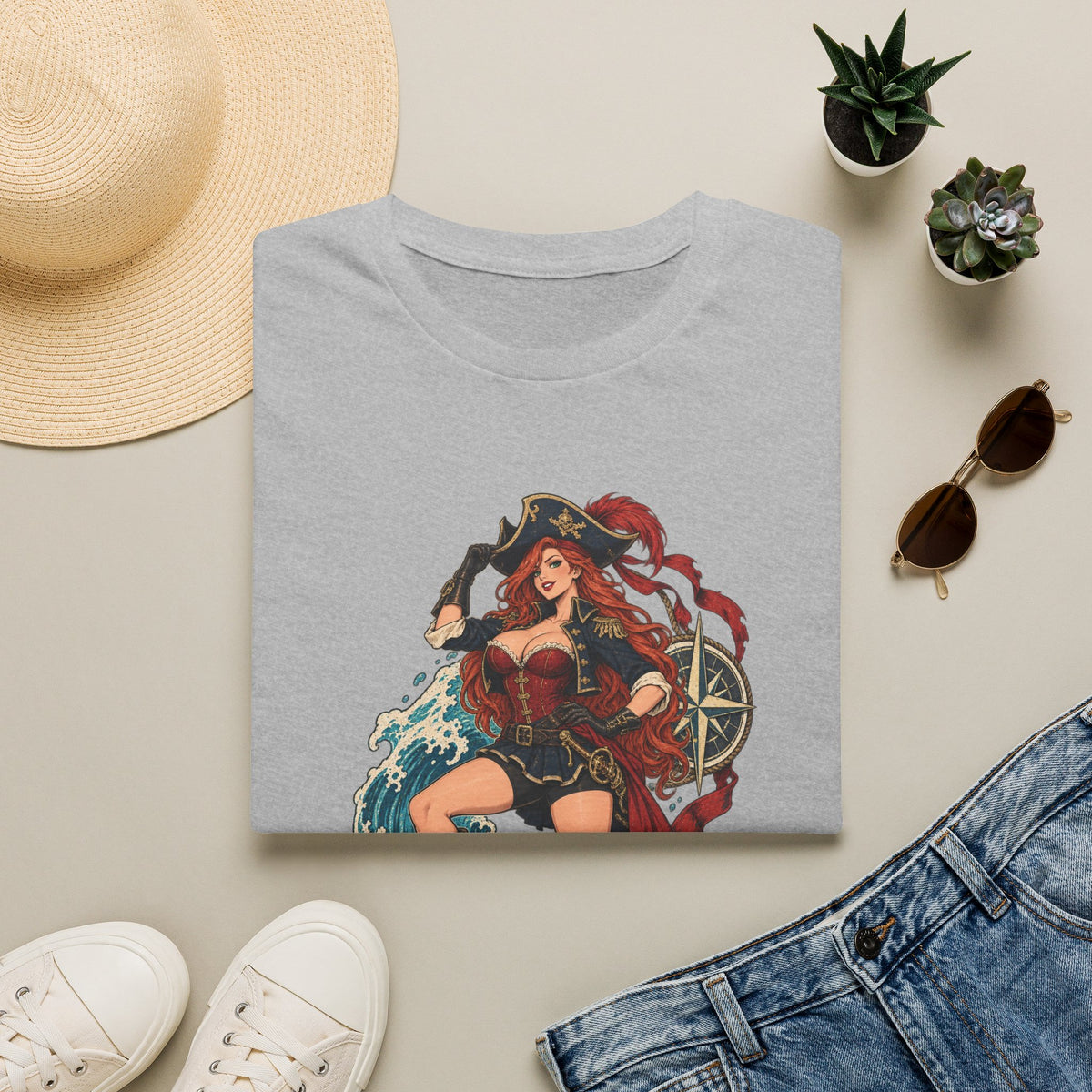 Miss Fortune | League of Legends | Sexy Pirate Pin-Up T-Shirt