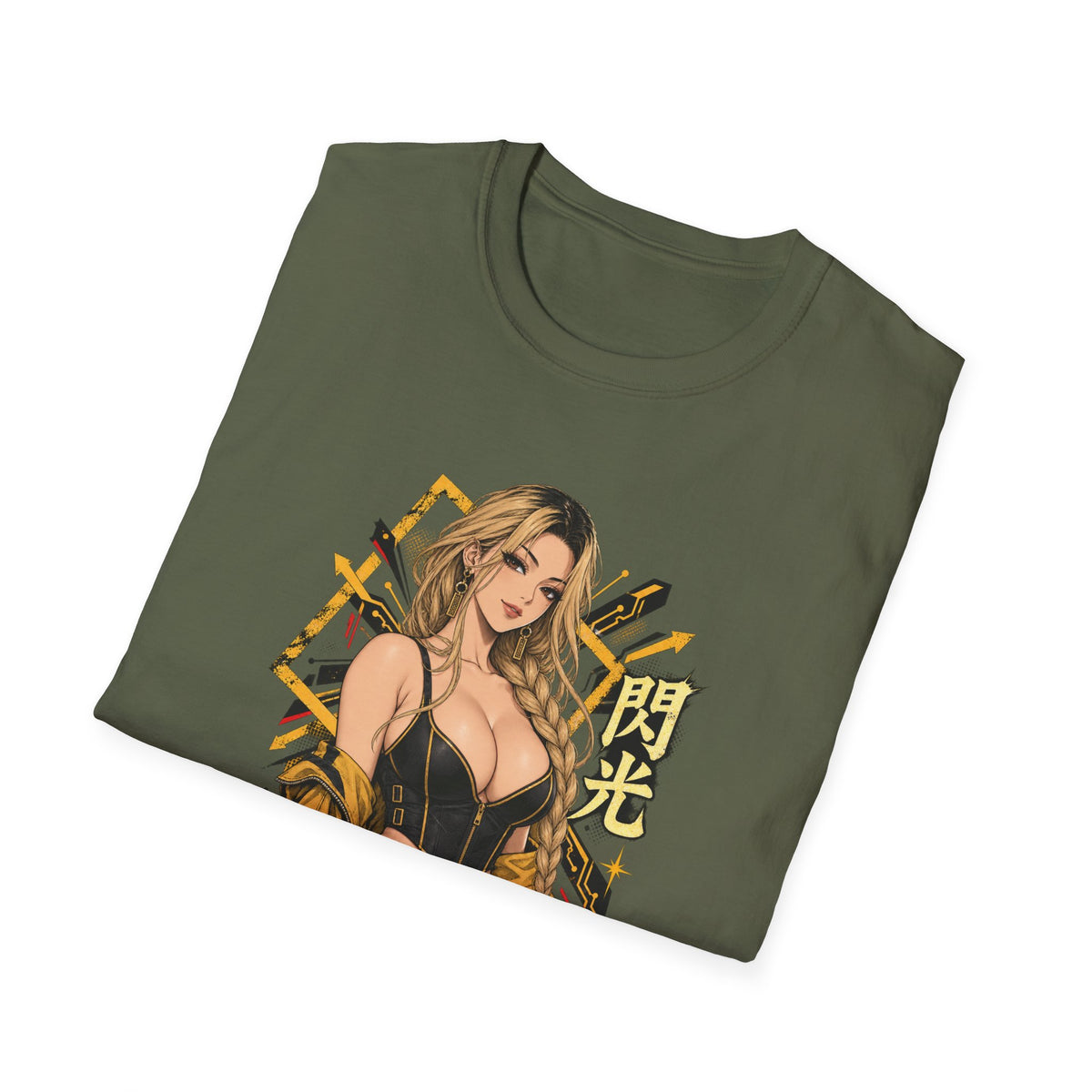 Sunny | Sexy Pin Up Golden Samurai Hot Girl T-Shirt