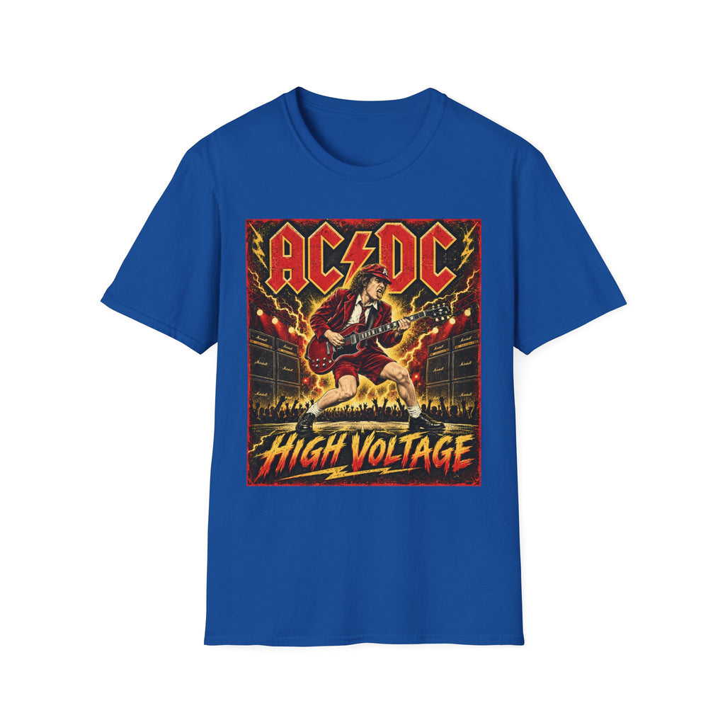 AC/DC High Voltage Graphic T-Shirt — Classic Rock Band Tee