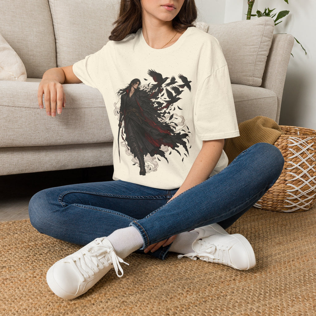 Dark Samurai | Raven Warrior Spirit | Graphic T Shirt