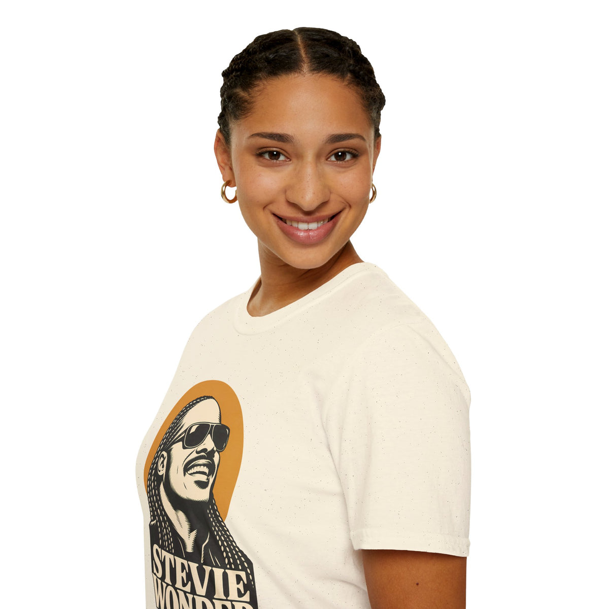 Stevie Wonder Graphic T-Shirt - Retro Soul Music Tee