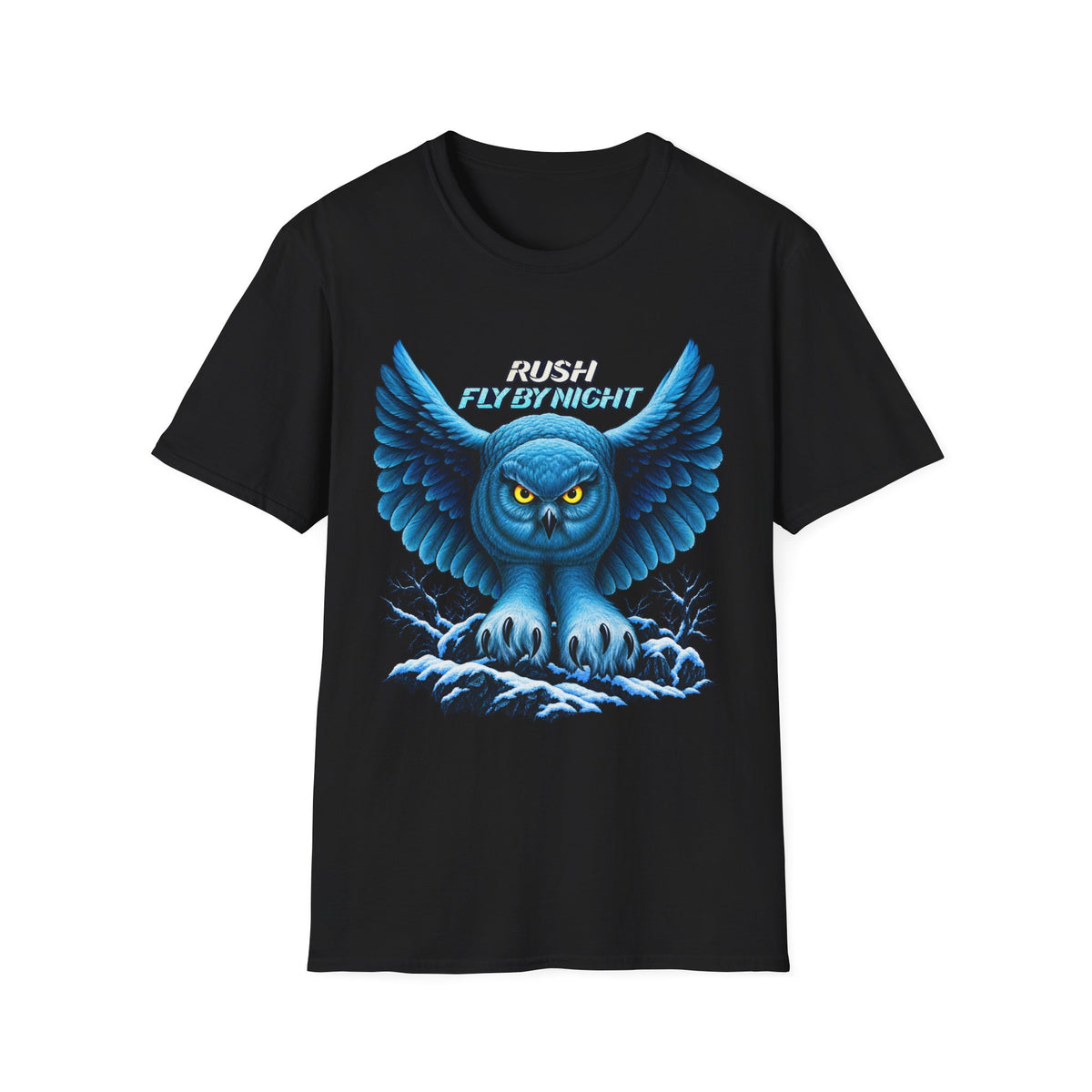 Fly by Night | Rush Prog Band Graphic T Shirt