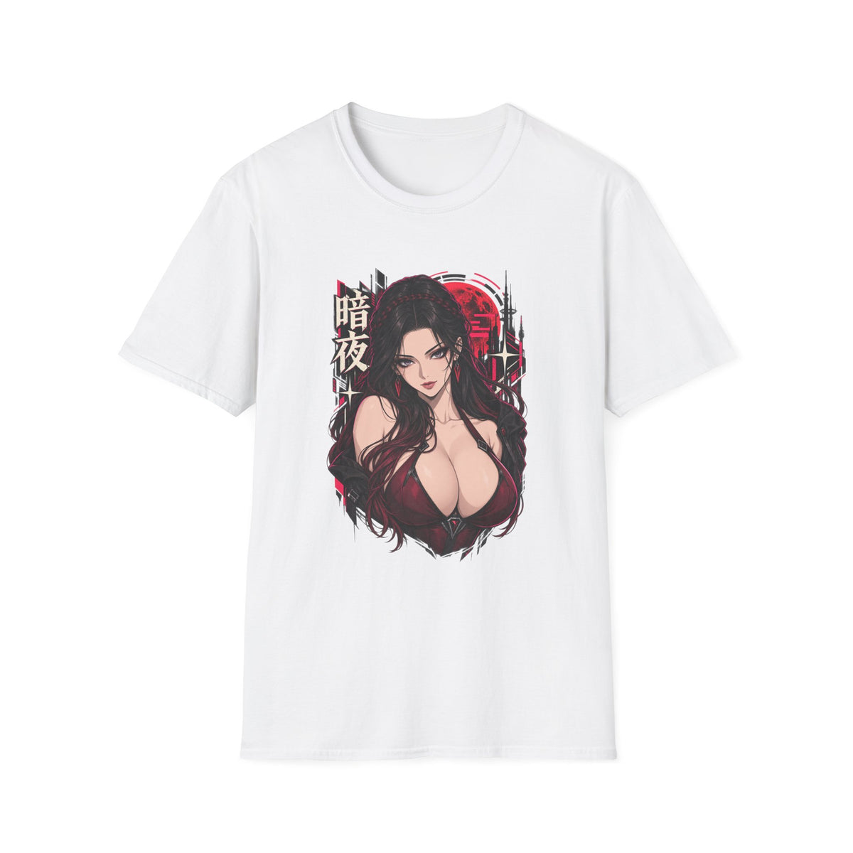 Noir | Sexy Anime Vampire Pin Up Girl | Waifu T-Shirt