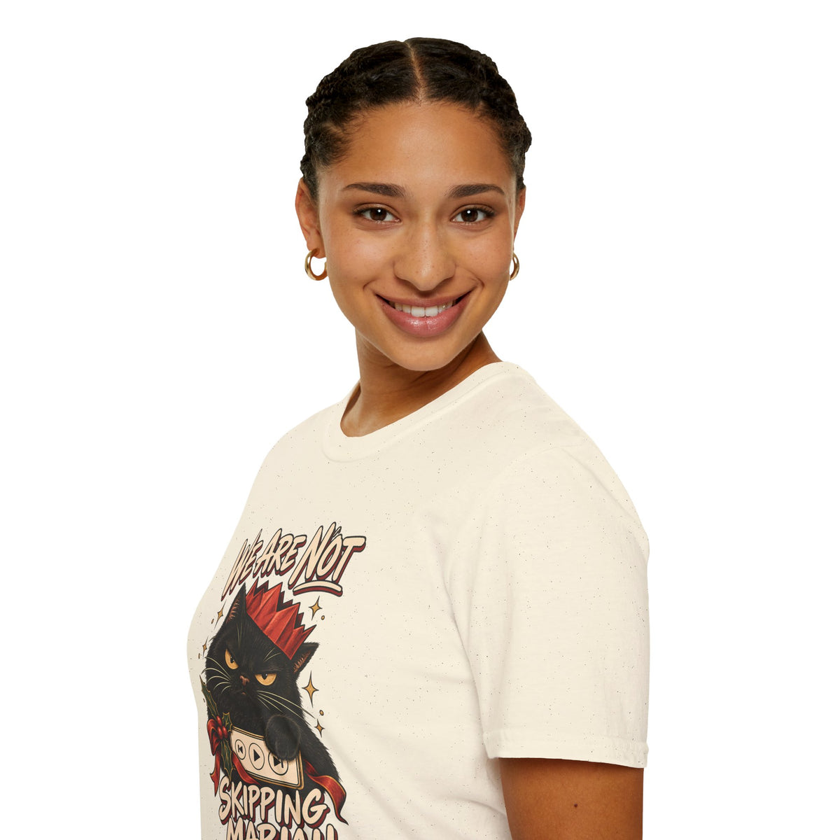 We Are Not Skipping Mariah | Mariah Carey Cat Fan Christmas Holiday Tee