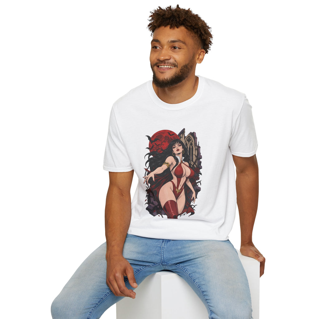 Vampirella | Sexy Vampire Queen | Pin Up Girl | Sexy Halloween Graphic T-Shirt