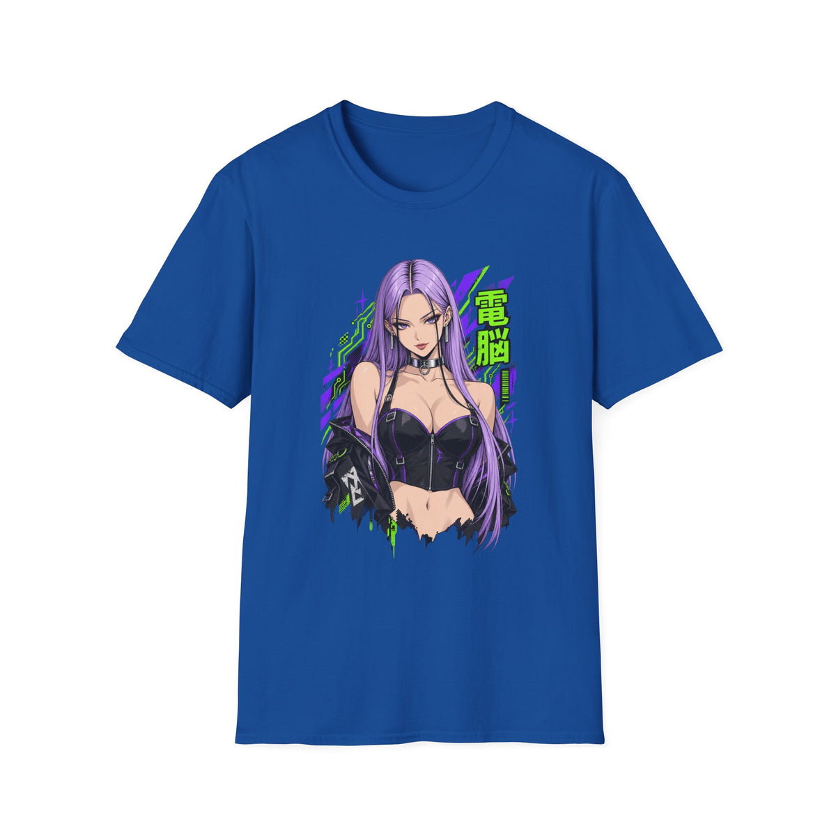 Violet | Anime Cyber Sexy Pin Up Girl T-Shirt